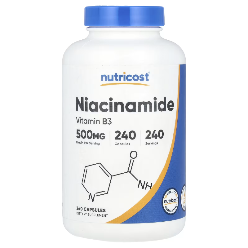 NIACIN VITAM B3 500 MG x 240 CAP - NUTRICOST
