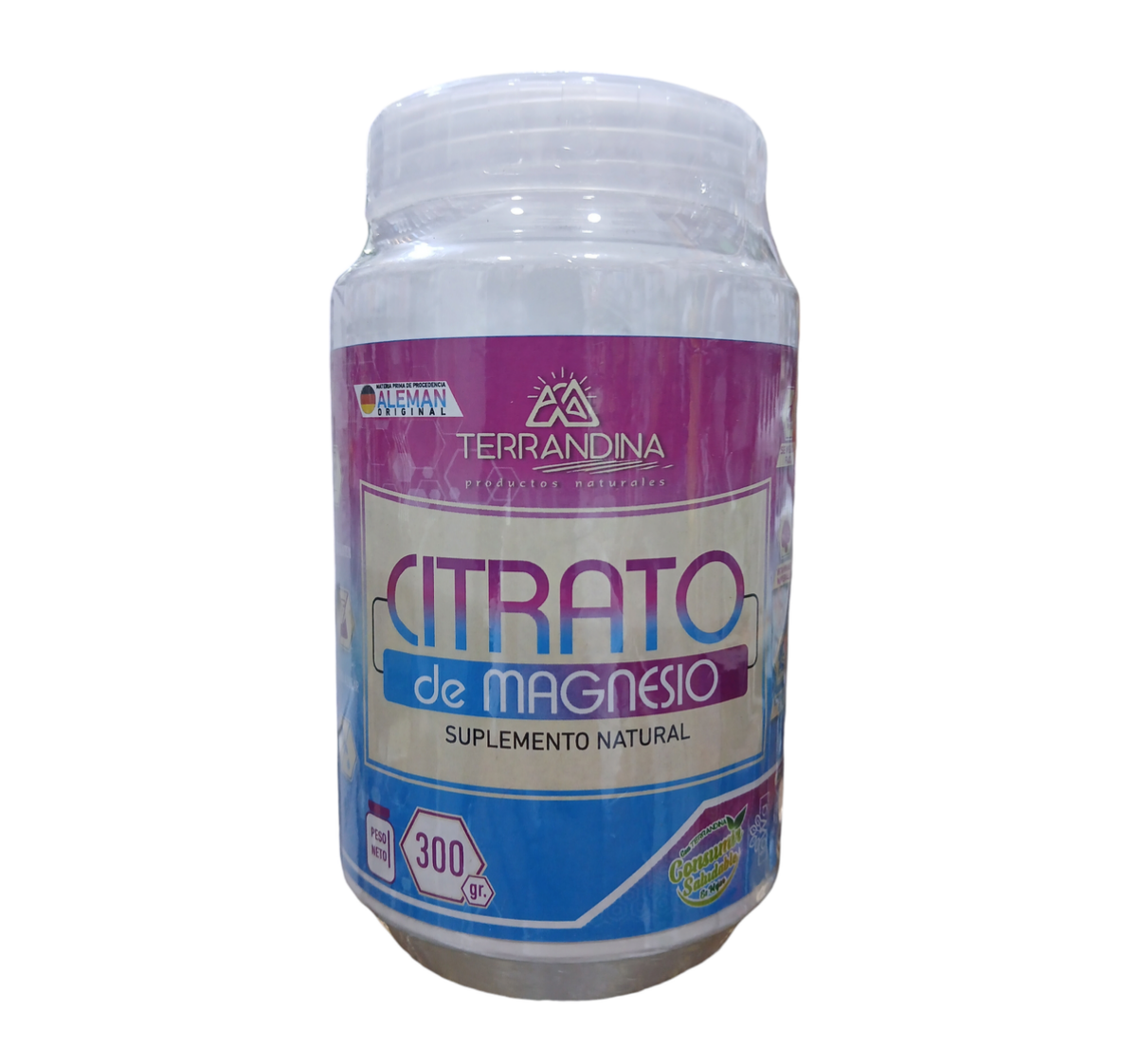 CITRATO DE MAGNESIO x 300 GR - TERRAN
