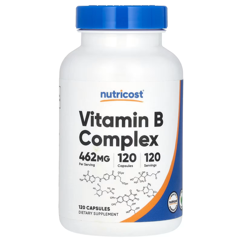 VITAMIN B COMPLEX 462mg 120cap - NUTRICOST
