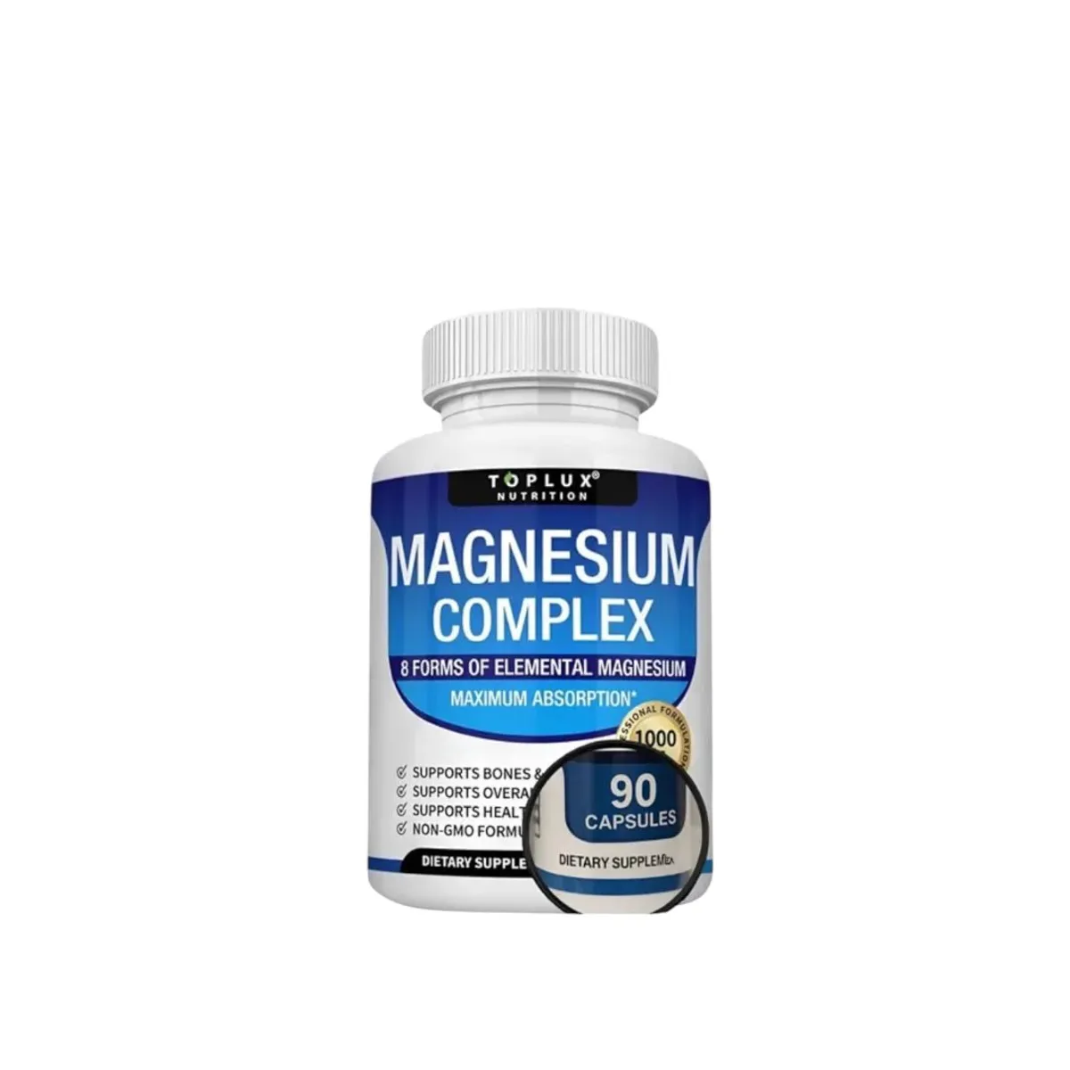 MAGNESIUM COMPLEX X 90CAP - TOPLUX NUTRITION