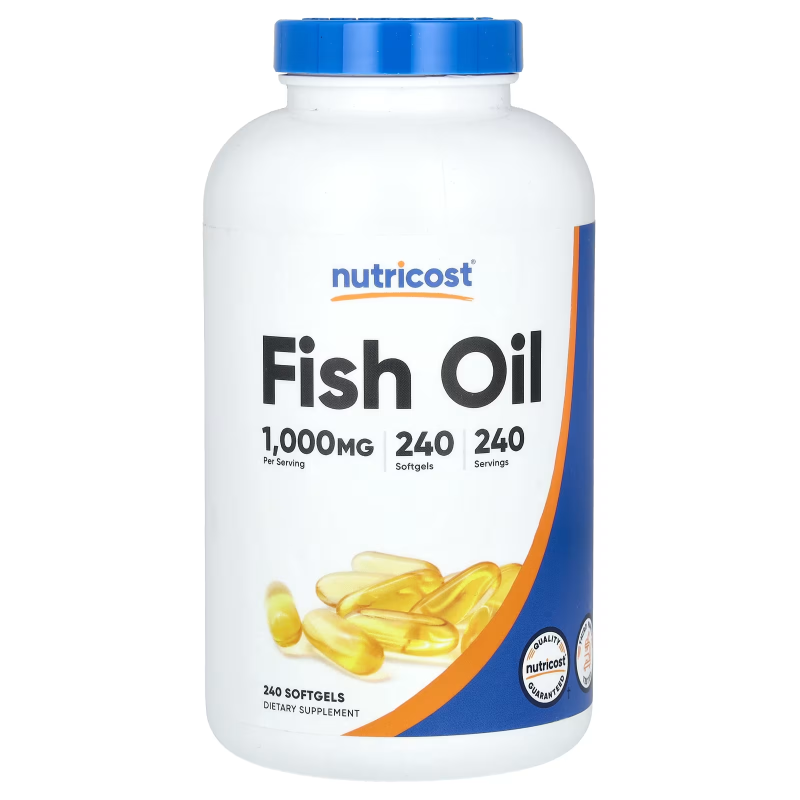 FISH OIL 1000 MG x 240 SOFT - NUTRICOST