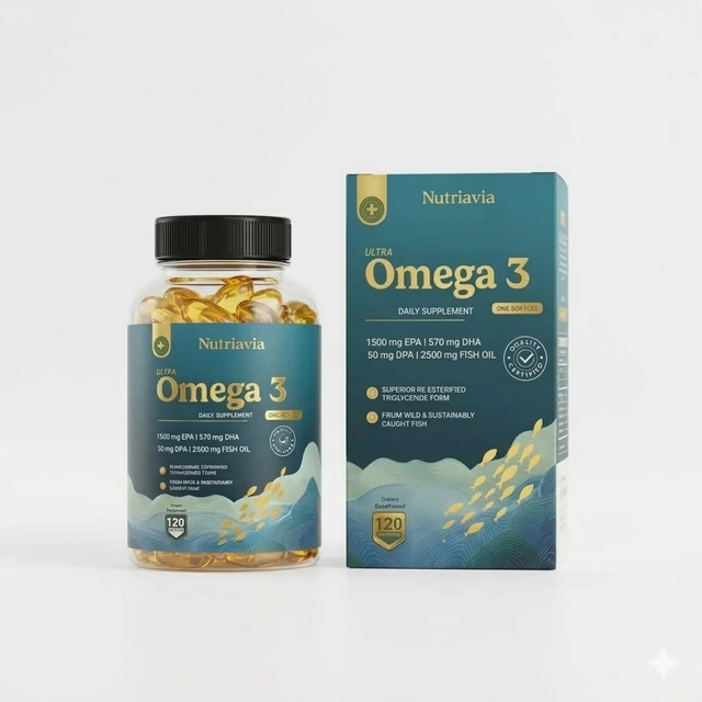 OMEGA 3 2500 MG x 120 SOFT - NUTRIAVIA