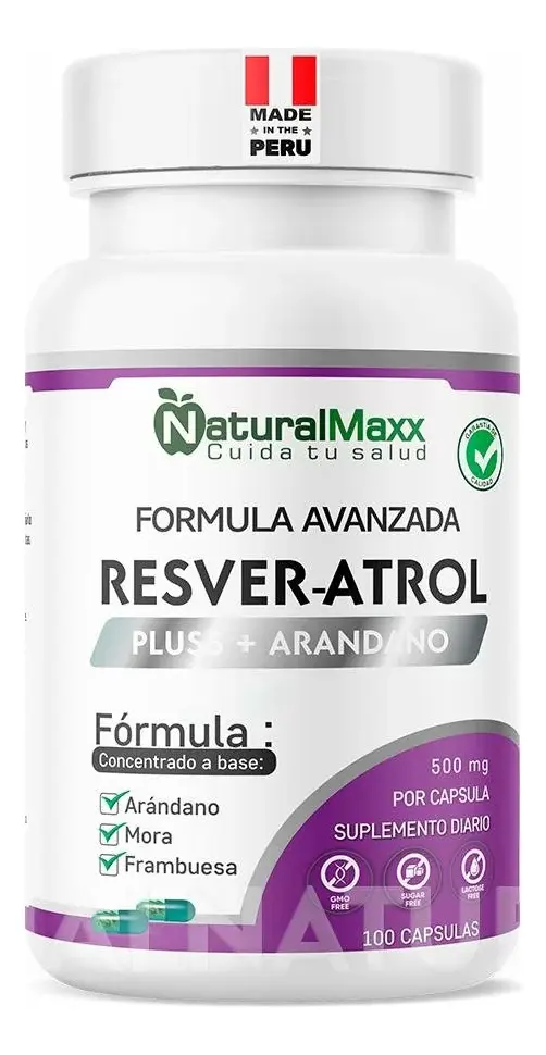 RESVER-ATROL PLUSS CON ARANDANO X 100 CAP - NMAX