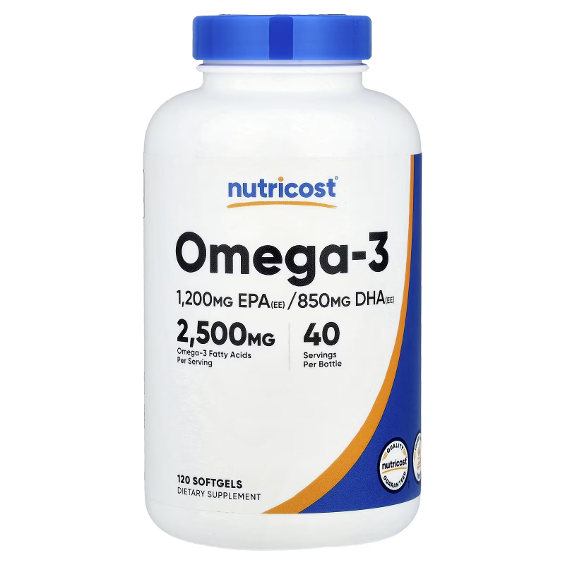 OMEGA 3 2500MG x 120 CAP - NUTRICOST