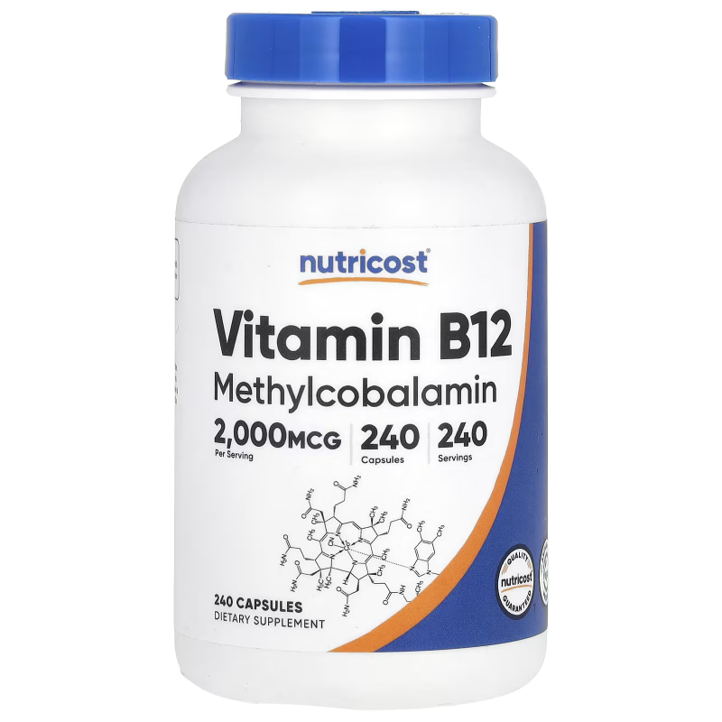 VITAMINA B12 2000 MCG x 240 CAP - NUTRICOST