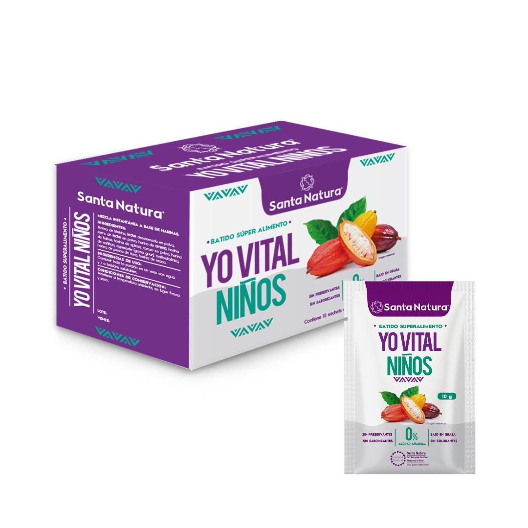 BATIDO YO VITAL NIÑOS CAJA 15 SOB - SN