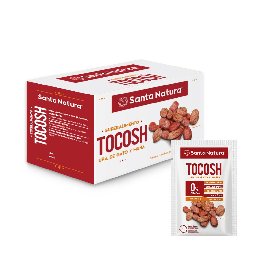 TOCOSH CON UÑA DE GATO Y MUÑA CAJA 15 SOB - SN