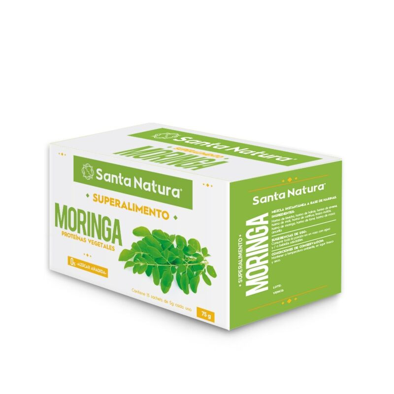 MORINGA CON PROTEINAS VEGETALES CAJA 15 SOB - SN