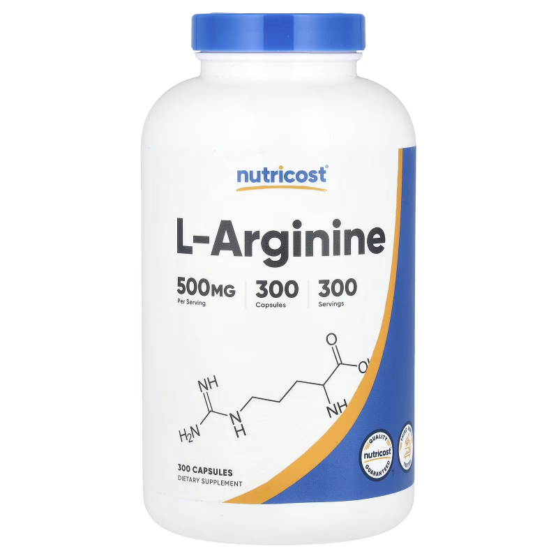 L - ARGININE 500 MG x 300 CAP - NUTRICOST