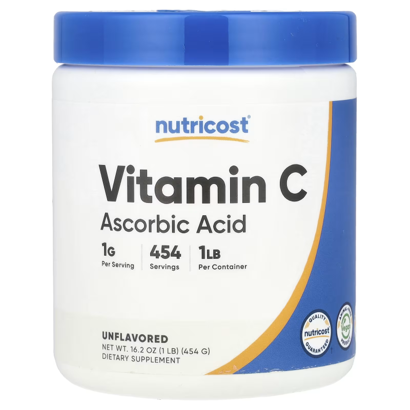 VITAMINA C 1G x 454 SERV - NUTRICOST
