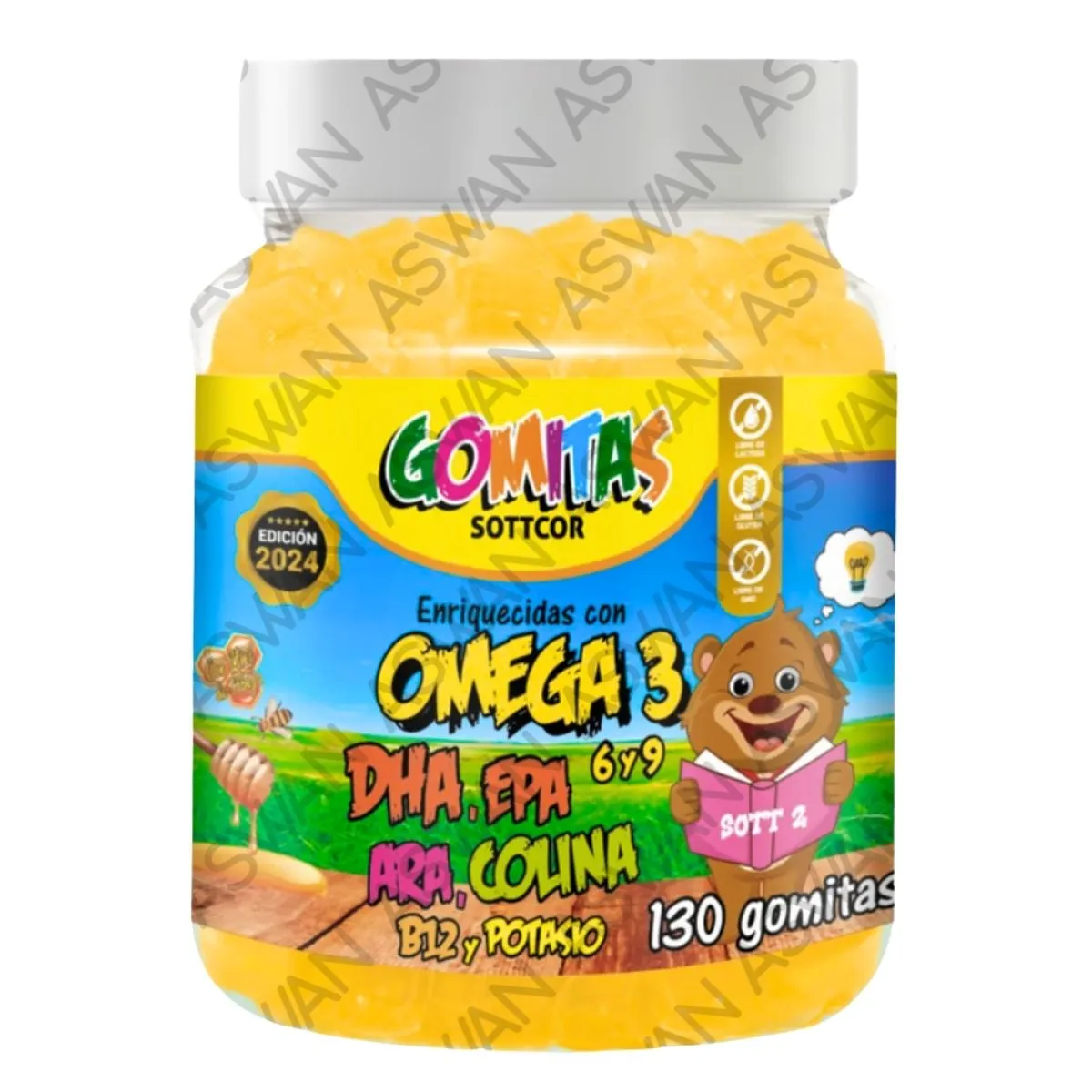 GOMITA NIÑOS OMEGA 369 DHA EPA - SOTTCOR