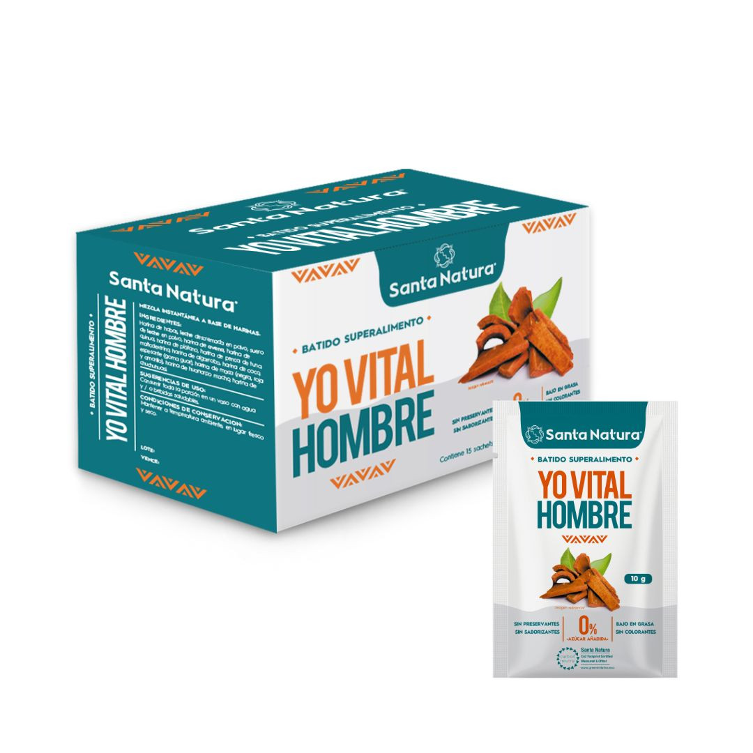 BATIDO YO VITAL HOMBRE CAJA 15 SOB - SN