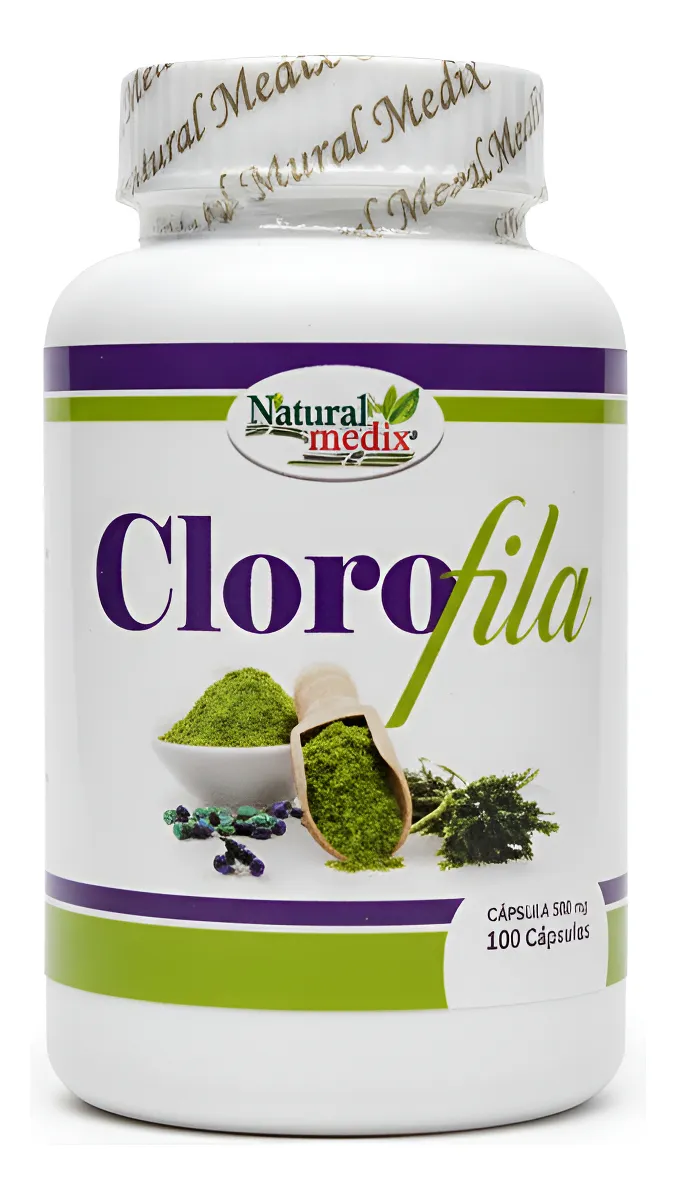 CLOROFILA 500 MG x 100 CAP - NATMEDIX
