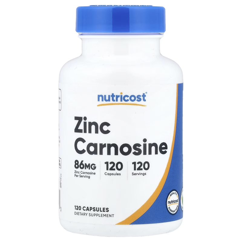 ZINC CARNOSINE 86mg 120cap - NUTRICOST