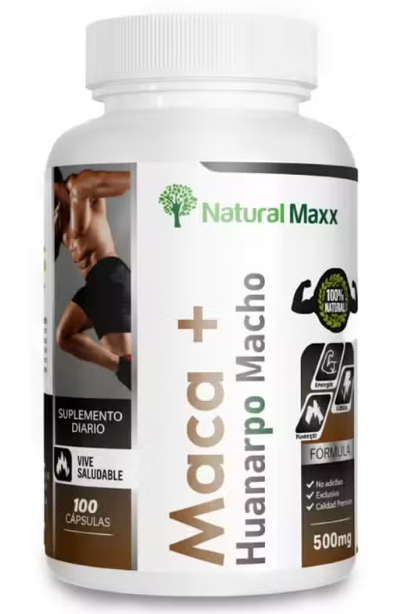 MACA + HUANARPO MACHO 100cap 500mg - NATMAXX