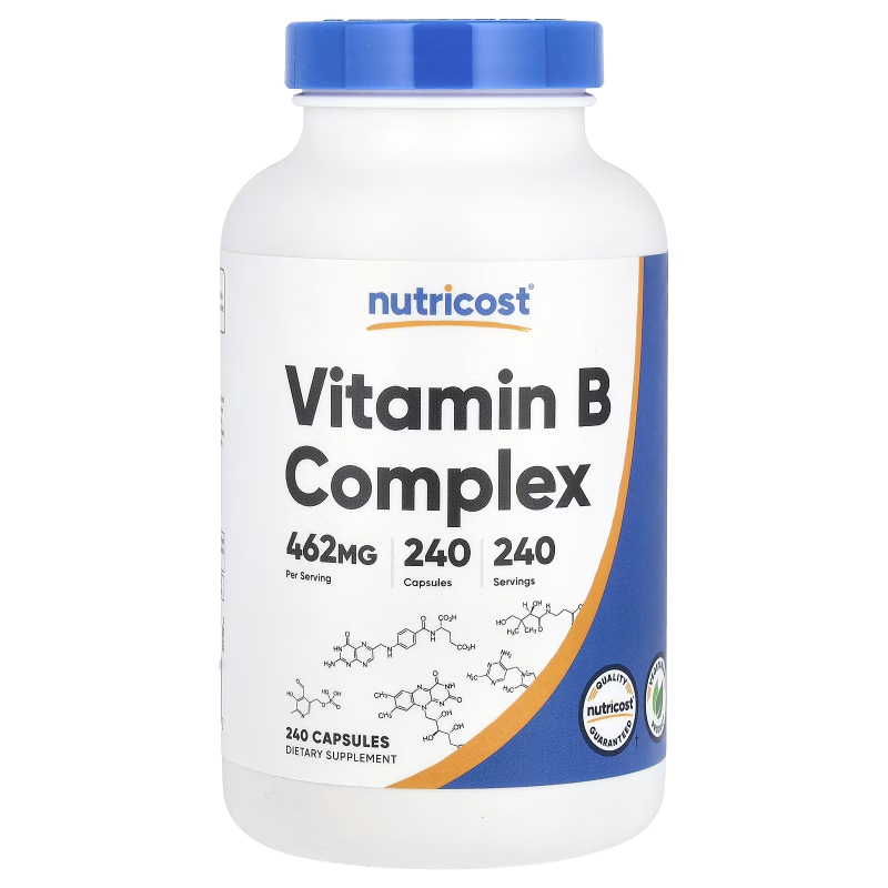 VITAMINA B COMPLEX 462MG 240CAP - NUTRICOST