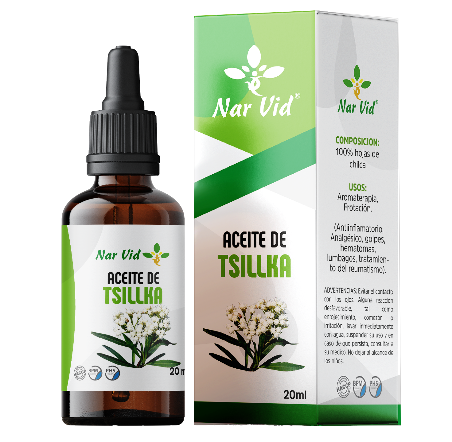 ACEITE DE TSILLKA x 20 ML - NAR VID