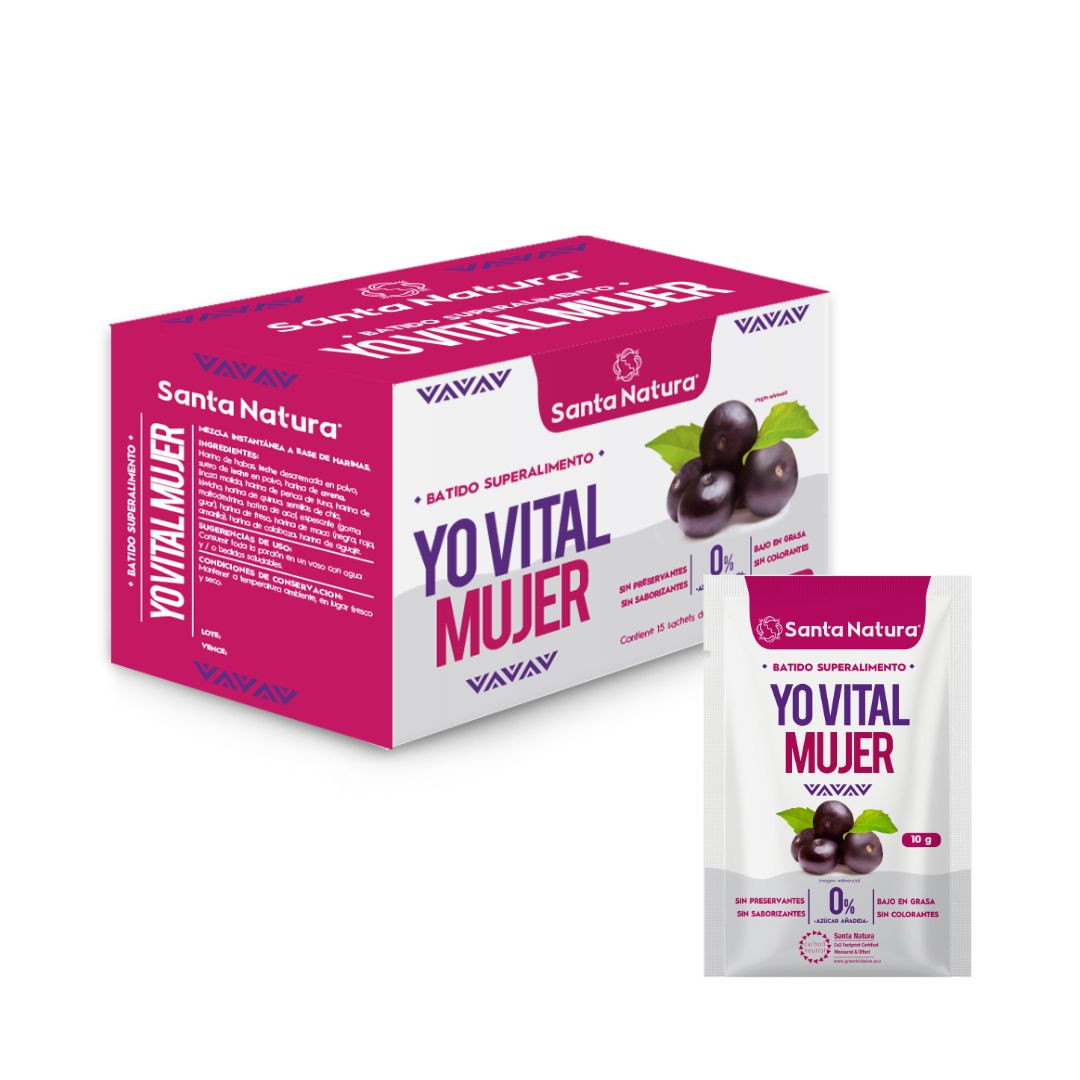 BATIDO YO VITAL MUJER CAJA 15 SOB - SN
