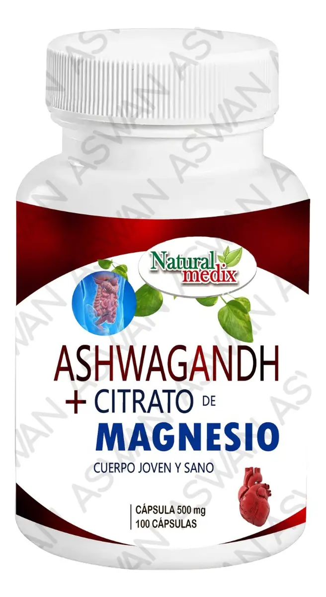 ASHWAGANDHA + CITRATO DE MG 100cap - NATMED