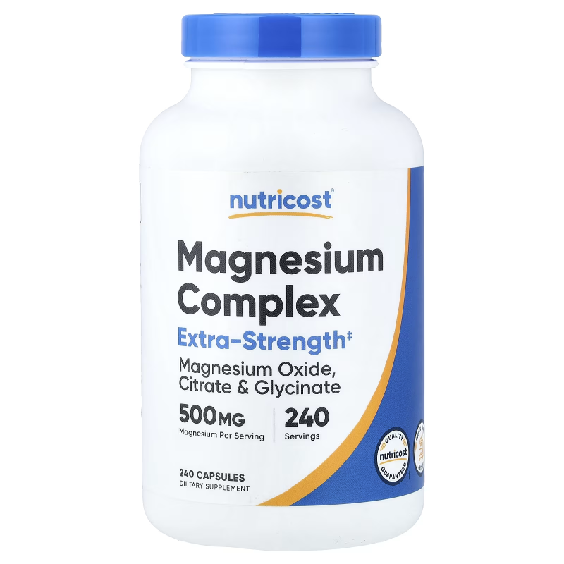 MAGNESIUM COMPLEX 500mg 240cap - NUTRICOST