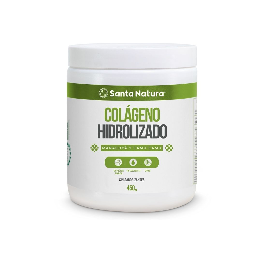 COLAGENO HIDROLIZADO MARACUYA Y CAMU CAMU x 450 gr (VERDE) - SN