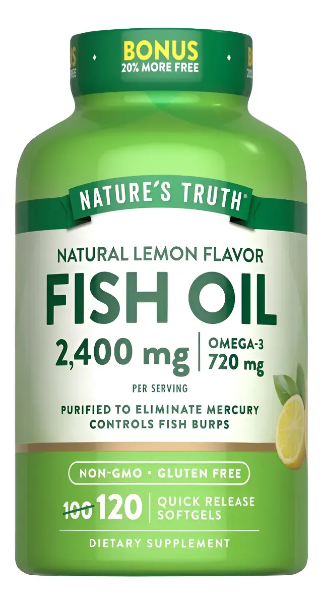 FISH OIL 2400 MG X 120 SOF - NATURE TRUTH