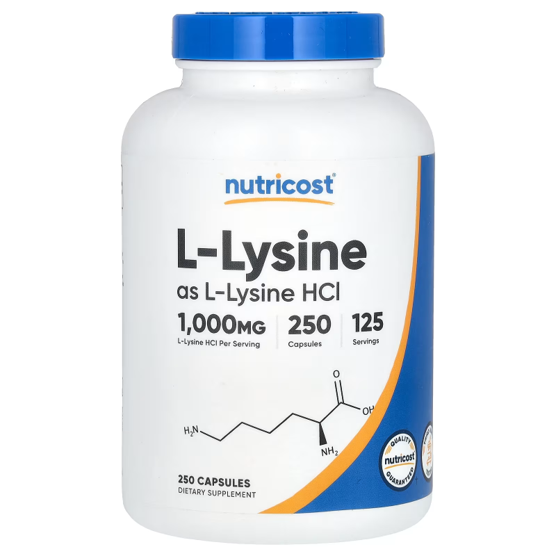 L-LYSINE 1000MG 250 CAP- NUTRICOST
